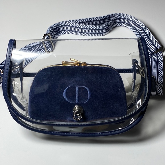 A Dior Navy Blue Beauty Pouch - Picture 4 of 10